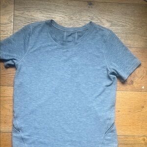 Blue Short Sleeve Top